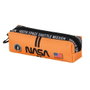 NASA Estuche Portatodo Cuadrado 2.2 Lines Ripstop Antimanchas Cierre Cremallera Naranja