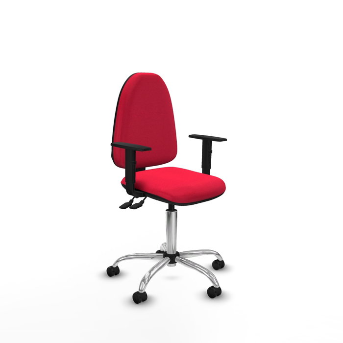 PIQUERAS Y CRESPO Silla de oficina Aýna Roja con Brazos 1D PIQUERAS Y CRESPO Silla de oficina Aýna Roja con Brazos 1D