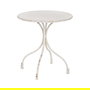 Mesa Auxiliar Crema Metal 70 X 70 X 75 cm