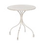 Ixia Mesa Auxiliar Crema de Hierro 70 x 70 x 75 cm