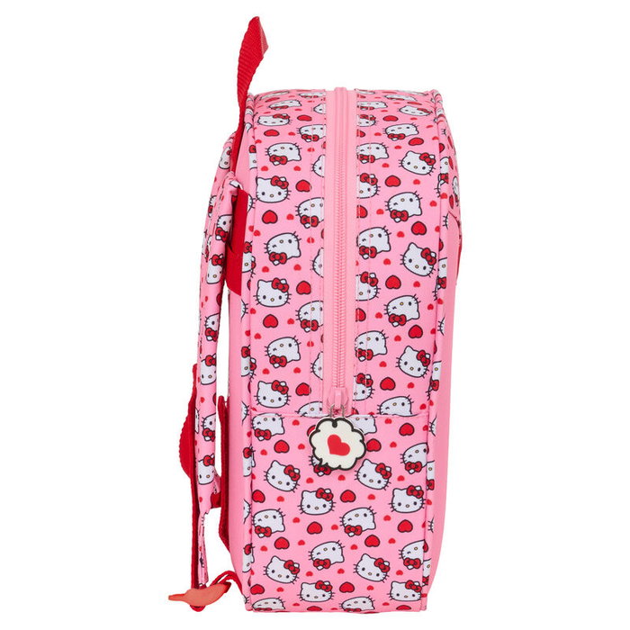 Safta Mochila Hello Kitty adaptable a carrito 27x22x10 cm Safta Mochila Hello Kitty adaptable a carrito 27x22x10 cm