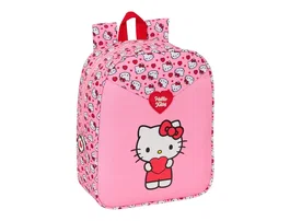 Safta Mochila Hello Kitty adaptable a carrito 27x22x10 cm