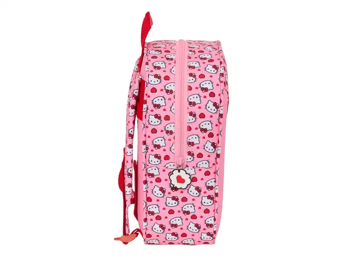 Safta Mochila Hello Kitty adaptable a carrito 27x22x10 cm Safta Mochila Hello Kitty adaptable a carrito 27x22x10 cm