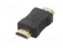 AKYGA Adaptador HDMI enchufe ambos lados negro