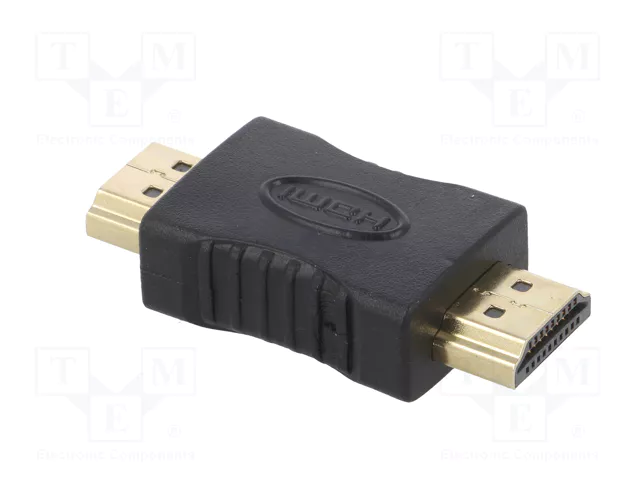 AKYGA Adaptador HDMI enchufe ambos lados negro