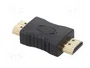 AKYGA Adaptador HDMI enchufe ambos lados negro