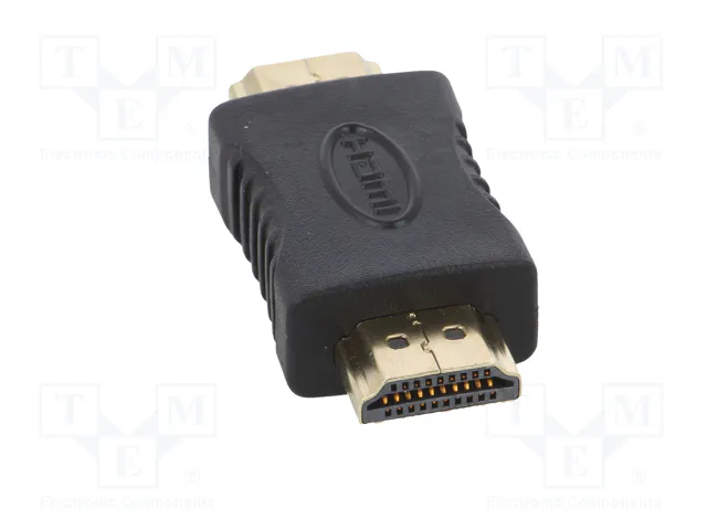 AKYGA Adaptador HDMI enchufe ambos lados negro