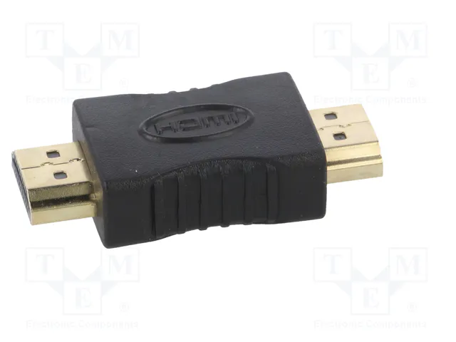 AKYGA Adaptador HDMI enchufe ambos lados negro
