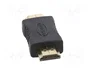 AKYGA Adaptador HDMI enchufe ambos lados negro