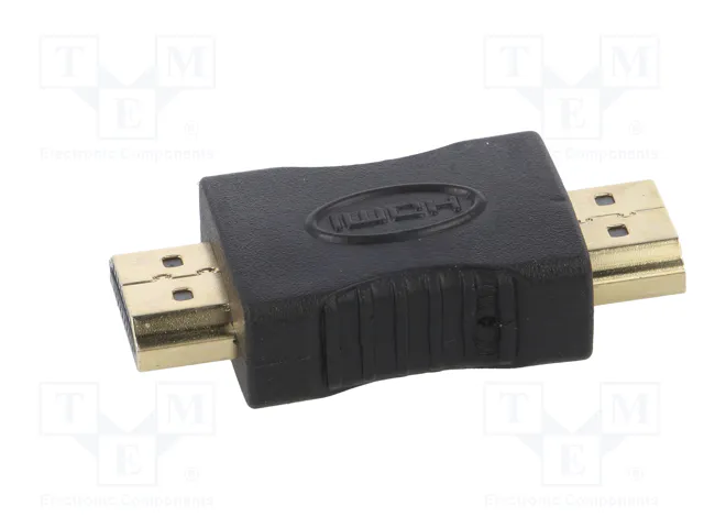 AKYGA Adaptador HDMI enchufe ambos lados negro