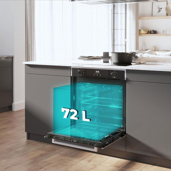 Cecotec Horno Multifunción Integrable Bolero Hexa M226000 Edge 72L 2800W Negro A Cecotec Horno Multifunción Integrable Bolero Hexa M226000 Edge 72L 2800W Negro A