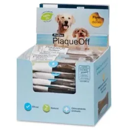 ProDen PlaqueOff Bones Veggie Dispensador - 25 Unidades - Snack Dental Natural para Perros con Algas
