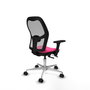 PIQUERAS Y CRESPO Silla de oficina Jorquera Rosa con mecanismo Sincro/Traslack