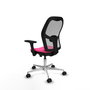 PIQUERAS Y CRESPO Silla de oficina Jorquera Rosa con mecanismo Sincro/Traslack