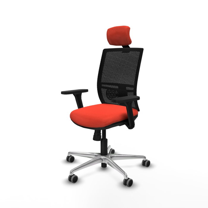 PIQUERAS Y CRESPO Silla de oficina Yunquera Naranja oscuro y Negro PIQUERAS Y CRESPO Silla de oficina Yunquera Naranja oscuro y Negro