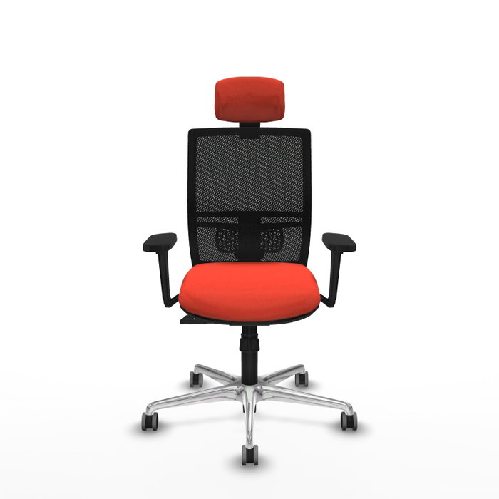 PIQUERAS Y CRESPO Silla de oficina Yunquera Naranja oscuro y Negro PIQUERAS Y CRESPO Silla de oficina Yunquera Naranja oscuro y Negro