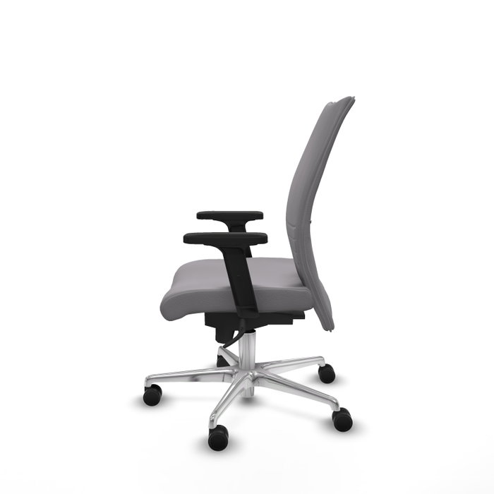 PIQUERAS Y CRESPO Silla Albacete Confidente con Mecanismo Sincro Gris PIQUERAS Y CRESPO Silla Albacete Confidente con Mecanismo Sincro Gris