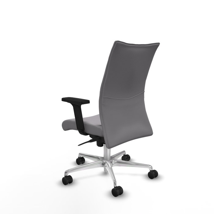 PIQUERAS Y CRESPO Silla Albacete Confidente con Mecanismo Sincro Gris PIQUERAS Y CRESPO Silla Albacete Confidente con Mecanismo Sincro Gris