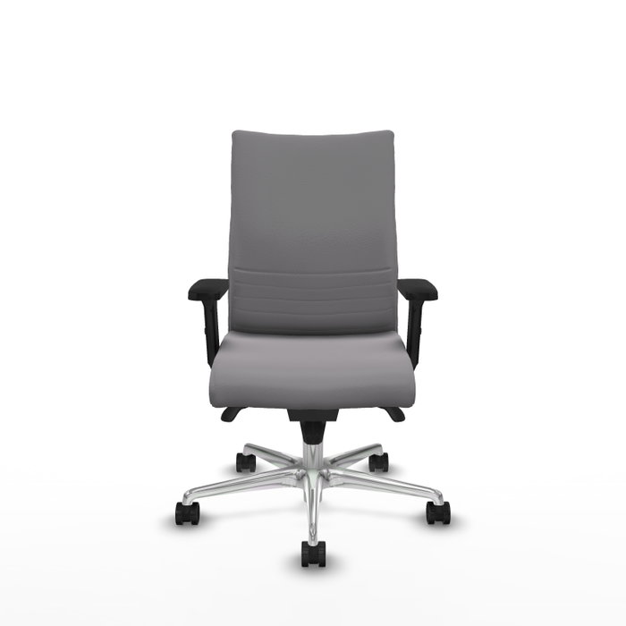 PIQUERAS Y CRESPO Silla Albacete Confidente con Mecanismo Sincro Gris PIQUERAS Y CRESPO Silla Albacete Confidente con Mecanismo Sincro Gris