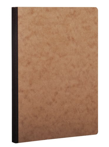 Clairefontaine Libreta Age-Bag tapa de cartulina color havana 96 hojas