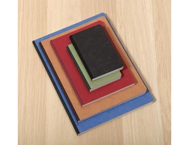 Clairefontaine Libreta Age-Bag tapa de cartulina color havana 96 hojas