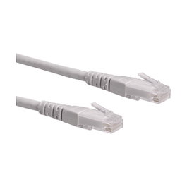 ROLINE Patch Cable Cat.6 Clase E UTP Gris 0.3m RJ-45 - Cable de Red Ethernet Gigabit 1000 Mbit/s