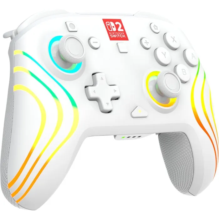 Turtle Beach Afterglow Wave Mando inalámbrico RGB para Nintendo Switch 2 - Blanco AACRM91683 Turtle Beach Afterglow Wave Mando inalámbrico RGB para Nintendo Switch 2 - Blanco AACRM91683