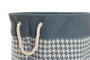 DKD Home Decor Cesta Ropa Poliéster Pata de Gallo Surtido de 3 Unidades