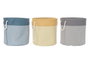 DKD Home Decor Cesta Ropa Poliéster Pata de Gallo Surtido de 3 Unidades