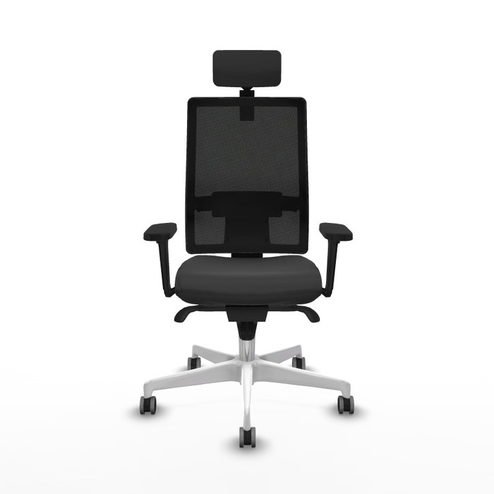 PIQUERAS Y CRESPO Silla de oficina Horna Gris con mecanismo Sincro PIQUERAS Y CRESPO Silla de oficina Horna Gris con mecanismo Sincro