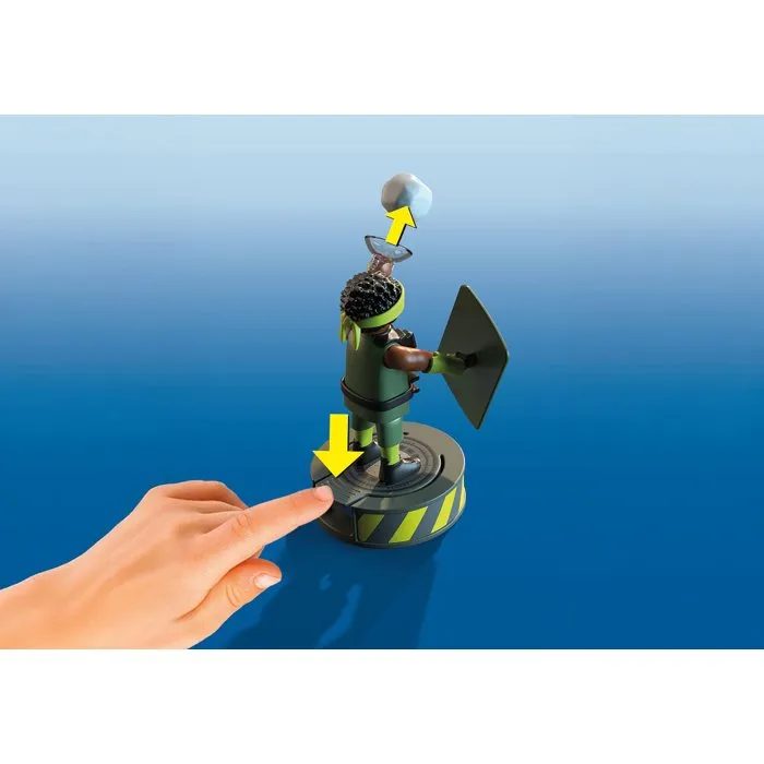 PLAYMOBIL Héroe con Vehículo Multifunción 71832