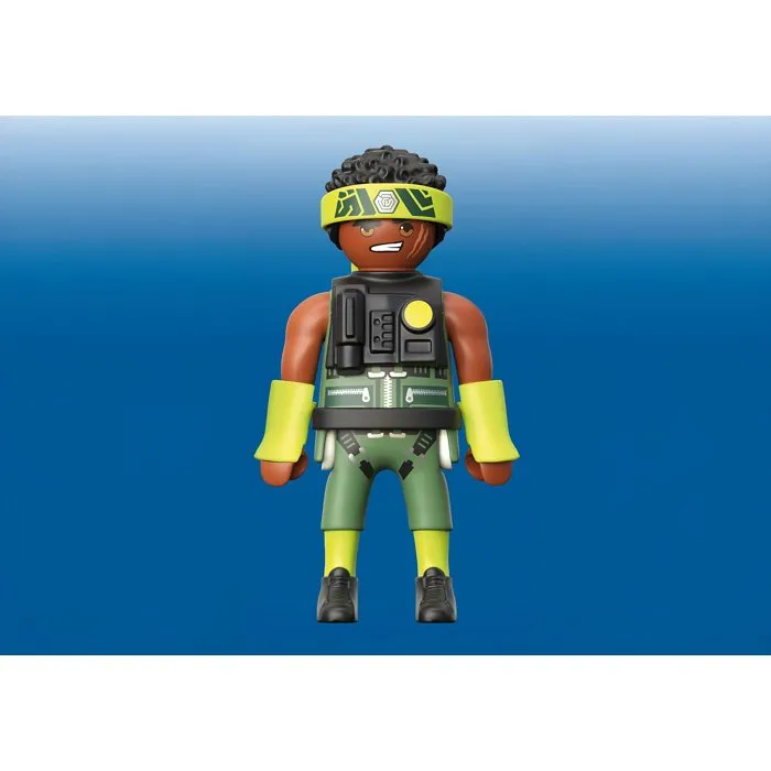 PLAYMOBIL Héroe con Vehículo Multifunción 71832