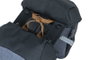 Basil Miles Alforjas Unisex para Bicicleta, Doble Bolsa, Impermeable IPX3, 34L, Gris/Negro, Instalación Portaequipajes con MIK