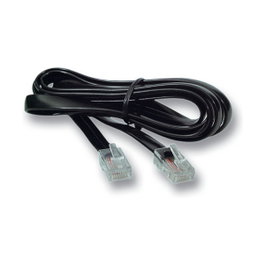 EFB Elektronik K2406SW.3 Cable telefónico RJ12 a RJ45, 3 m, Negro
