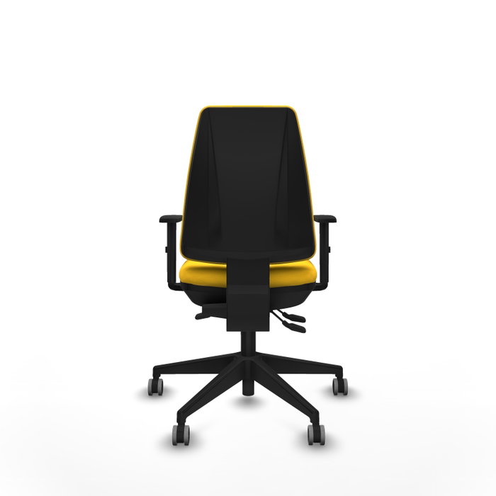 PIQUERAS Y CRESPO Silla de oficina Elche Amarillo con mecanismo Asincro PIQUERAS Y CRESPO Silla de oficina Elche Amarillo con mecanismo Asincro