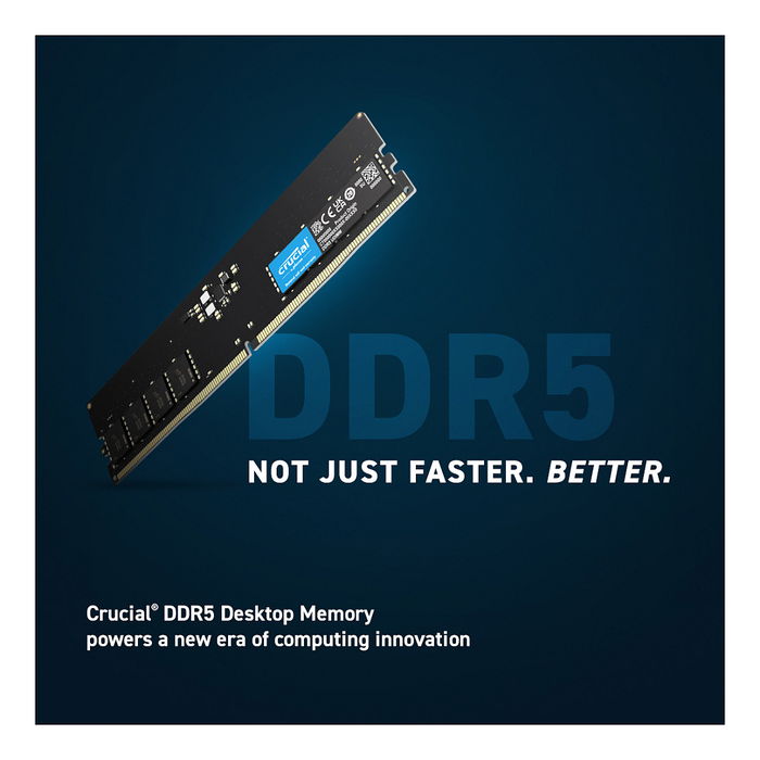 Crucial 4800 32GB (2x16GB) CL40 UDIMM DDR5