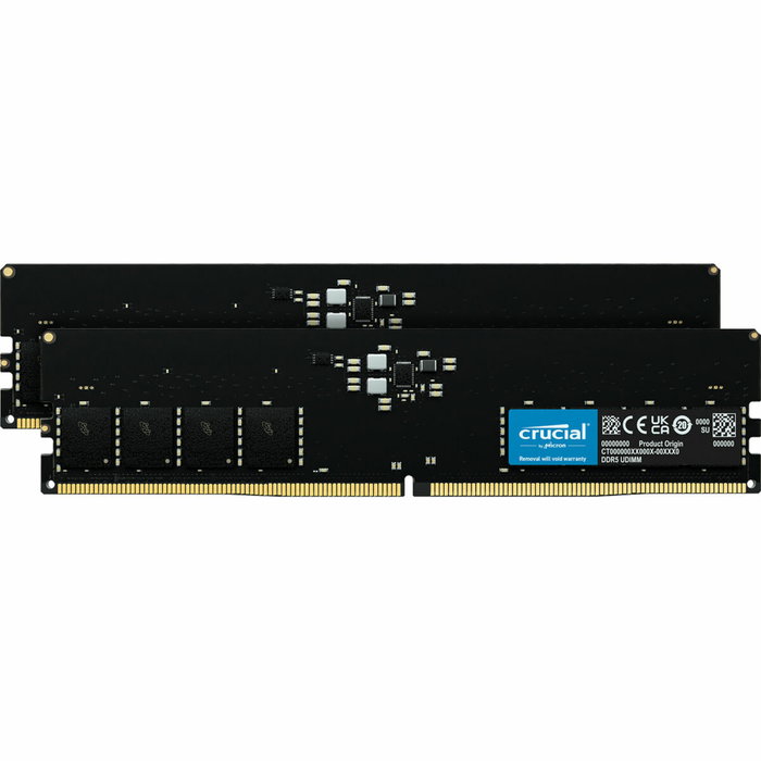 Crucial Kit de Memoria RAM DDR5 32 GB (2 x 16 GB) 4800 MHz CL40 CT2K16G48C40U5 Crucial Kit de Memoria RAM DDR5 32 GB (2 x 16 GB) 4800 MHz CL40 CT2K16G48C40U5