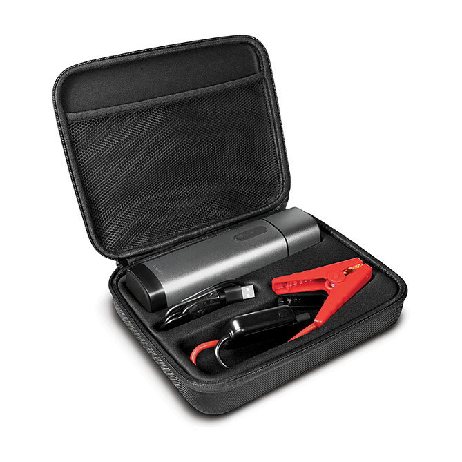 LogiLink Car Jump Starter y Power Bank móvil de 10.000 mAh con linterna