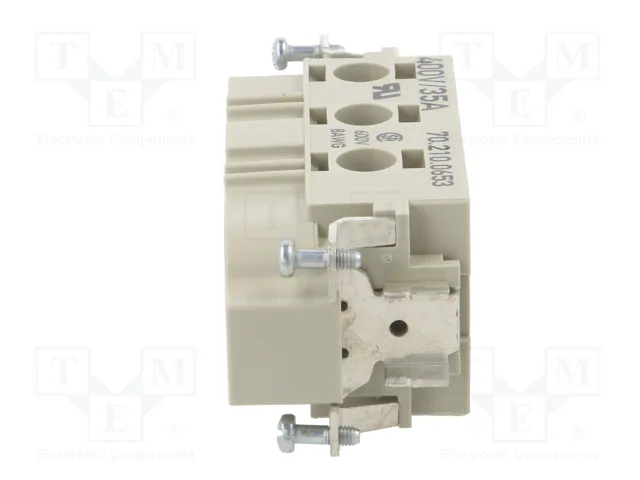 WIELAND Conector Industrial HDC Serie 70 de 6 Pines, 35A