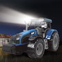 Tachan Tractor Azul Con Remolque 1:32 T0105 Fricción Luz Y Sonido