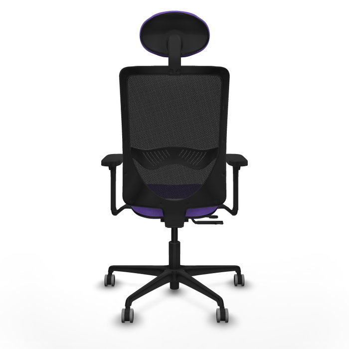 PIQUERAS Y CRESPO Silla de oficina Zulema con mecanismo Sincro/Traslack, Lila y Negro PIQUERAS Y CRESPO Silla de oficina Zulema con mecanismo Sincro/Traslack, Lila y Negro