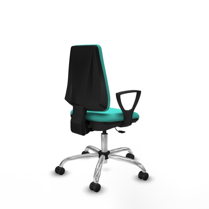 PIQUERAS Y CRESPO Silla de oficina Elche en Similpiel Turquesa PIQUERAS Y CRESPO Silla de oficina Elche en Similpiel Turquesa