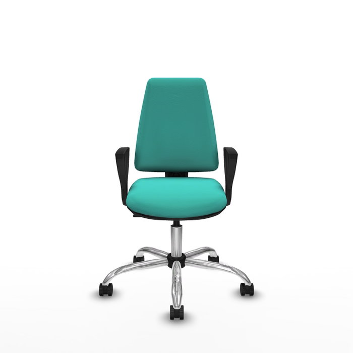 PIQUERAS Y CRESPO Silla de oficina Elche en Similpiel Turquesa PIQUERAS Y CRESPO Silla de oficina Elche en Similpiel Turquesa