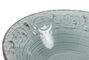 DKD Home Decor Ensaladera de Gres con Relieve Azul
