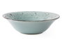 DKD Home Decor Ensaladera de Gres con Relieve Azul