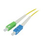 Synergy21 LWL-1-Faser-Patchkabel 1,5 m SC-SC(APC), 9/125μm OS2, G657A2, AD=2mm flexible mit Knickschutztülle