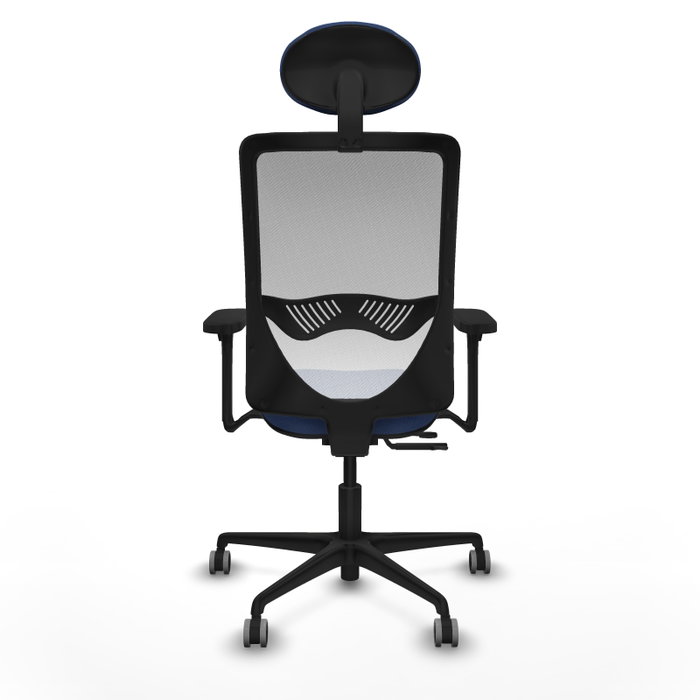 PIQUERAS Y CRESPO Silla de oficina Zulema Azul marino y Blanco PIQUERAS Y CRESPO Silla de oficina Zulema Azul marino y Blanco