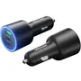 Vention Cargador de Coche 100W FFQB0, 3 Puertos (2 USB-C + 1 USB-A), 65W+30W+18W, PD 3.0 QC 3.0, Negro