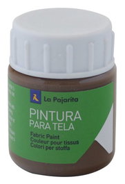 Pintura Para Tela La Pajarita 25 Ml (Bote) Gamuza T-16 (Set de 6)