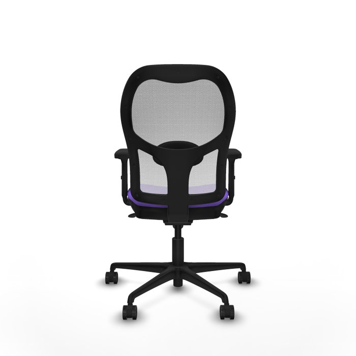 PIQUERAS Y CRESPO Silla de oficina Jorquera con mecanismo Sincro, lila y blanco PIQUERAS Y CRESPO Silla de oficina Jorquera con mecanismo Sincro, lila y blanco